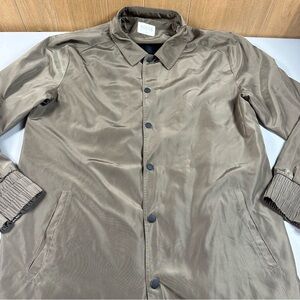 Kollar Men’s Jacket Size Large Olive Toronto Button Front